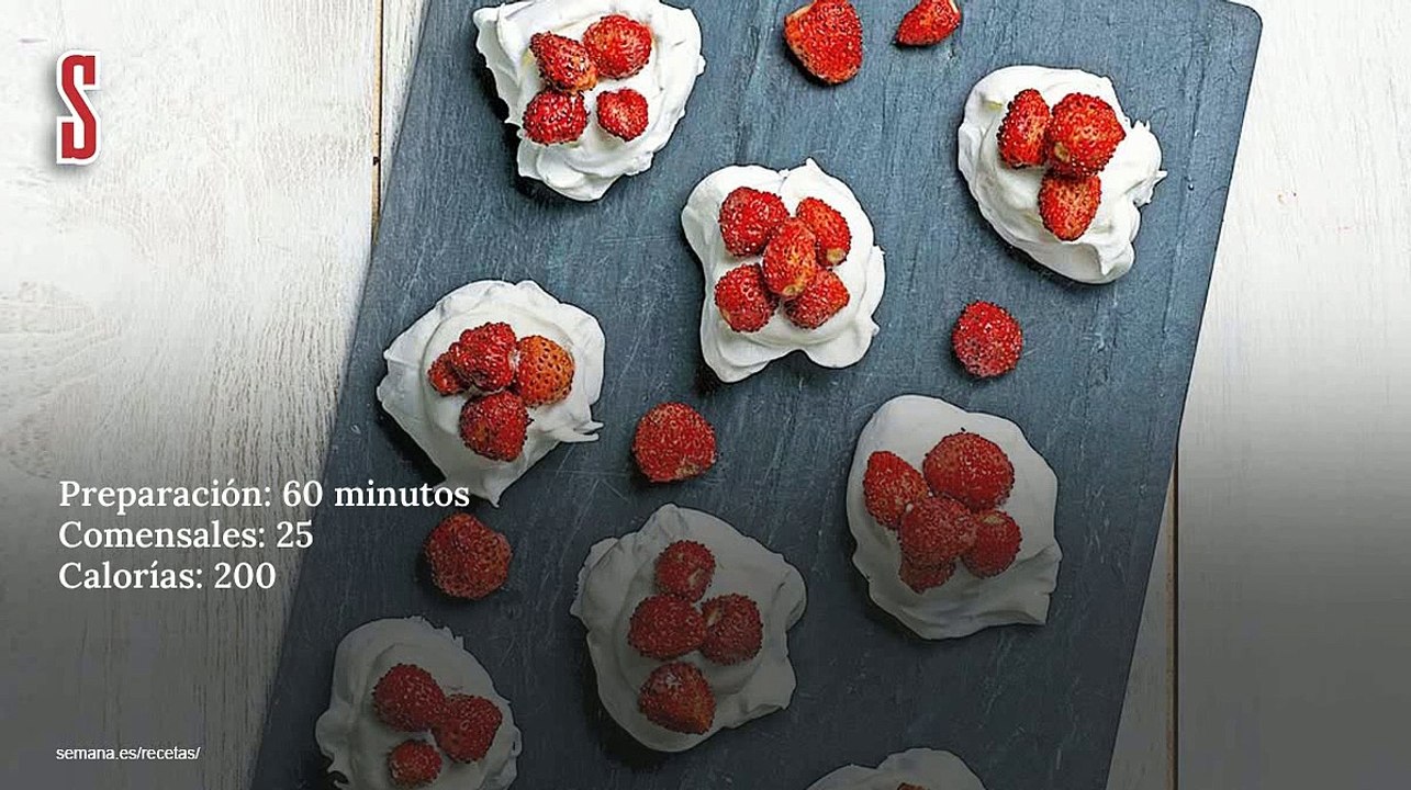 Vídeo Receta: Minivacherin de fresas silvestres