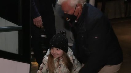 Llega un autobús con refugiados a Málaga