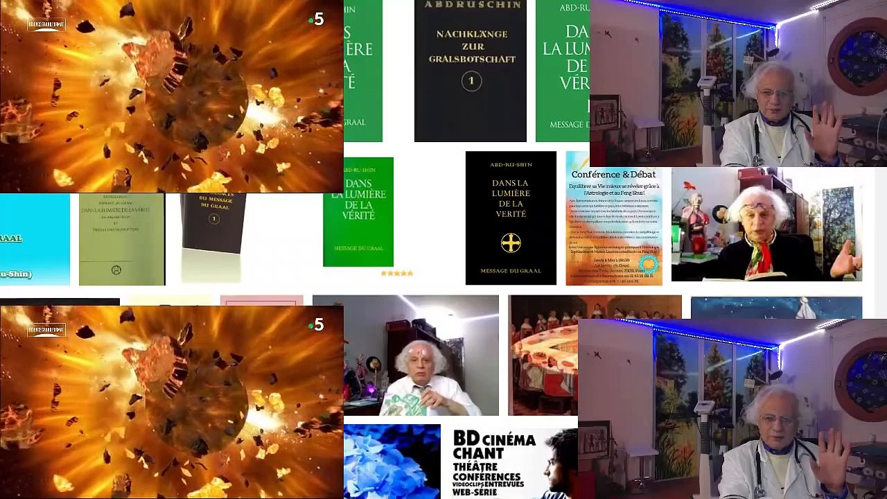 292. COSMOS. UNIVERS. DIEU ! FILM DOCUMENTAIRE; RECENTES DECOUVERTES - Galaxies TROUS NOIRS (1-2) (2)