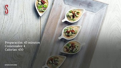 Vídeo Receta: Habitas con jamón