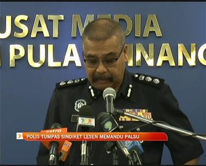Polis tumpas sindiket lesen memandu palsu