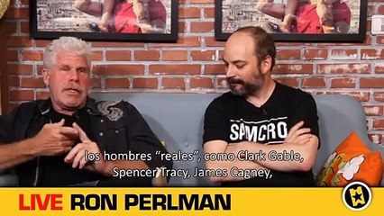 Ron Perlman habla sobre los hombres en el cine