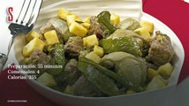 Vídeo Receta: Guiso de carne con guisantes y alcachofas