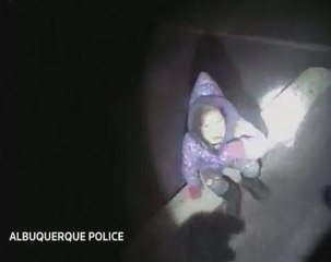 Camera captures moment when police find missing child