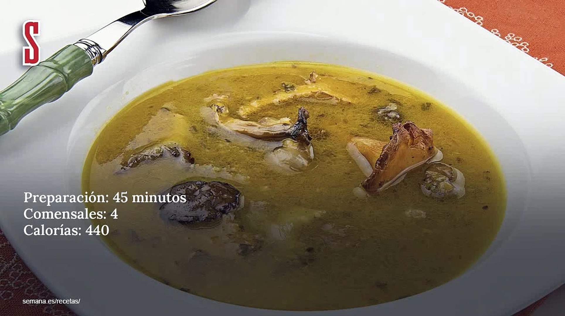 Vídeo Receta: Sopa de setas - Vídeo Dailymotion