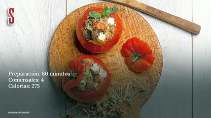 Vídeo Receta: Deliciosos tomates con quinoa