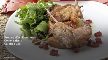 Vídeo Receta: Chuletas de cordero al vino de Málaga