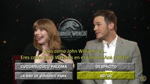 Juan Antonio Bayona, Bryce Dallas Howard, Chris Pratt Interview 2: Jurassic World: El reino caído