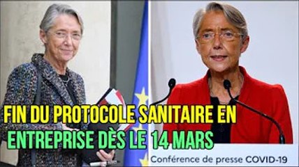 Fin du protocole sanitaire en entreprise dès le 14 mars, annonce Borne