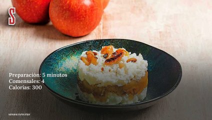 Vídeo Receta: Postre de manzana y requesón