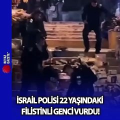 İsrail polisi Filistinli genci vurdu!