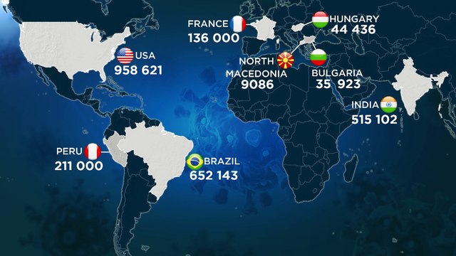 Covid-19 : 6 millions de morts dans le monde depuis le début de l'épidémie