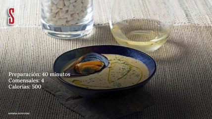 Vídeo Receta: Crema fría de mejillones