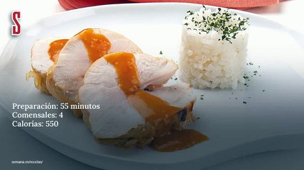 Vídeo Receta: Pechuga de pavo con salsa de albaricoque