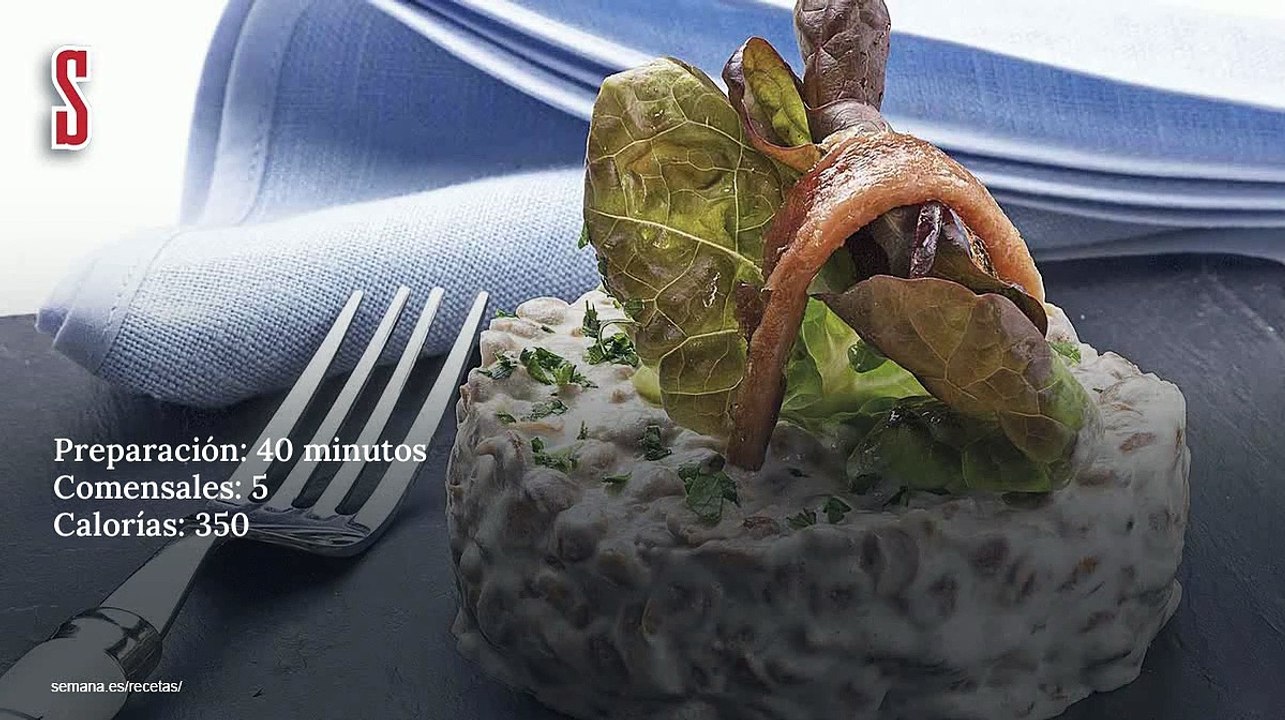 Vídeo Receta: Lentejas con mayonesa de anchoas