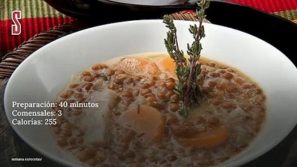 Vídeo Receta: Lentejas a la francesa