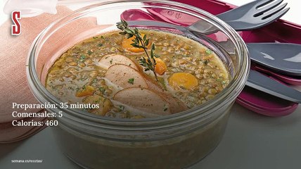 Vídeo Receta: Lentejas estilo vienés