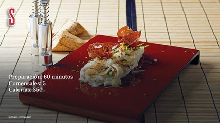 Vídeo Receta: Tortilla de claras con cecina ahumada