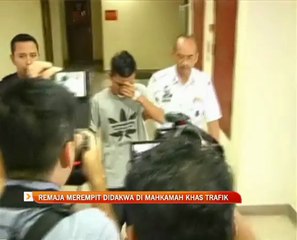 Remaja merempit didakwa di Mahkamah Khas Trafik