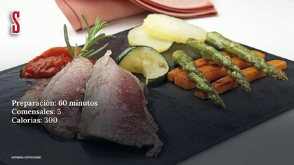 Vídeo Receta: Ventresca de atún de almadraba con tomate avainillado