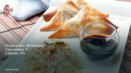Vídeo Receta: Triángulos de atún