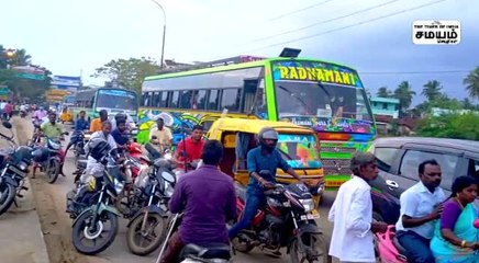 விவசாயிகள்  திடீர் சாலை மறியல்; போக்குவரத்து பாதிப்பு!
