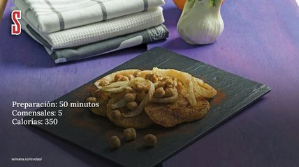 Vídeo Receta: Garbanzos tostados con hinojo y naranja