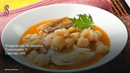 Vídeo Receta: Garbanzos con bacalao vizcaina
