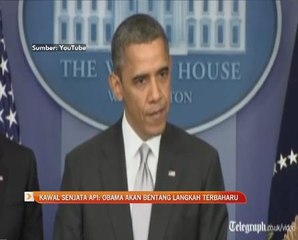 Kawal senjata api : Barack Obama akan bentang langkah terbaharu