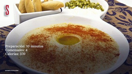 Vídeo Receta: Hummus (Dip de garbanzos)