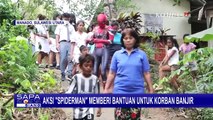 Beri Bantuan, Spiderman Terjun Langsung ke Wilayah Terdampak Banjir dan Longsor di Manado