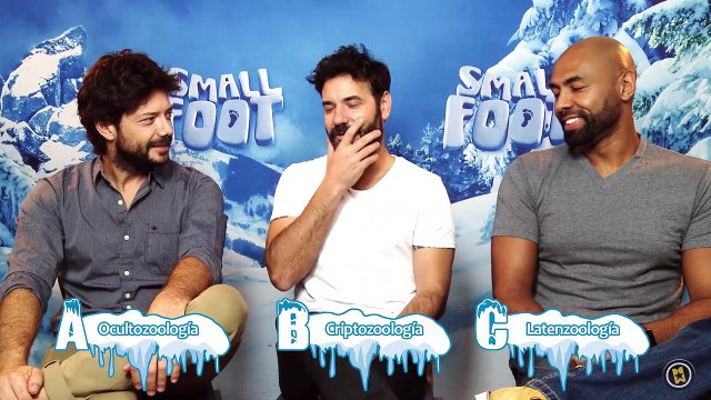El Chojin, Miquel Fernández, Ingrid García Jonsson, Javier Gutiérrez, Álvaro Morte Interview : Smallfoot
