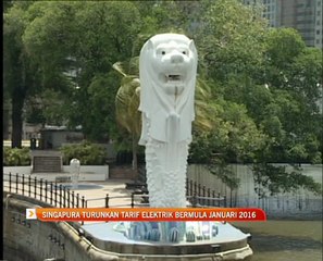 Singapura turunkan tarif elektrik bermula januari 2016