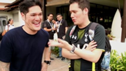 Arnold Hangs Out With Spurs Fans