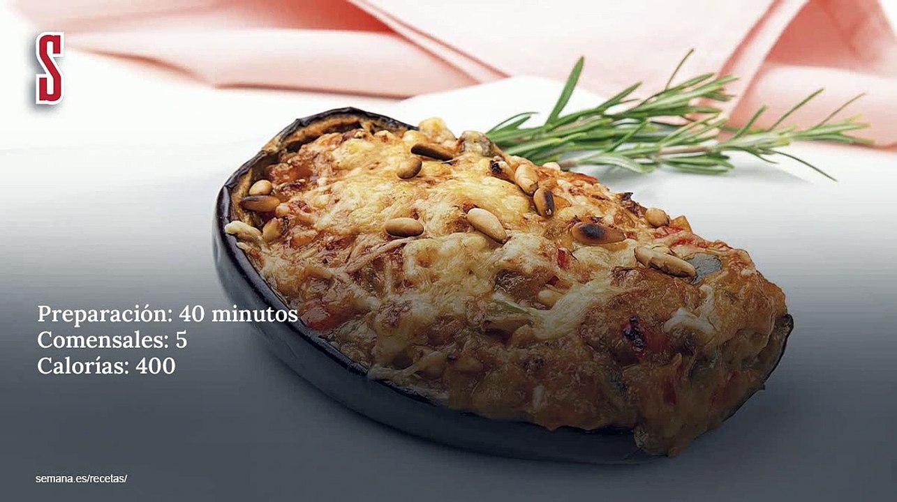 Vídeo Receta: Plato de berenjenas rellenas
