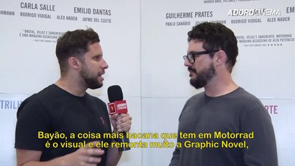 Motorrad Entrevista com Carla Salle, Danilo Beyruth e L.G. Bayão