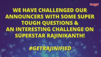 The Rajini Challenge With kalakkal Kaalai