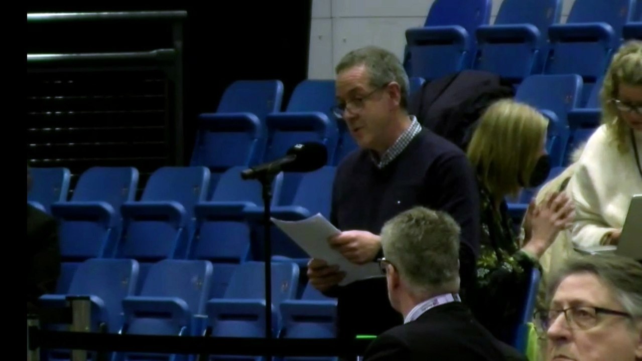 Sean Corey hands in a petition to Sheffield Council on behalf of Westfield residents who have a number of complaints about Abbey Glen dry cleaners