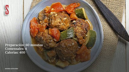Vídeo Receta: Albóndigas de carne especiada