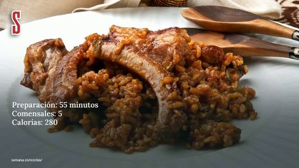 Vídeo Receta: Arroz con costilla de cerdo