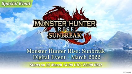 Monster Hunter Rise: Sunbreak - Teaser Evento Digital Mazo de 2022