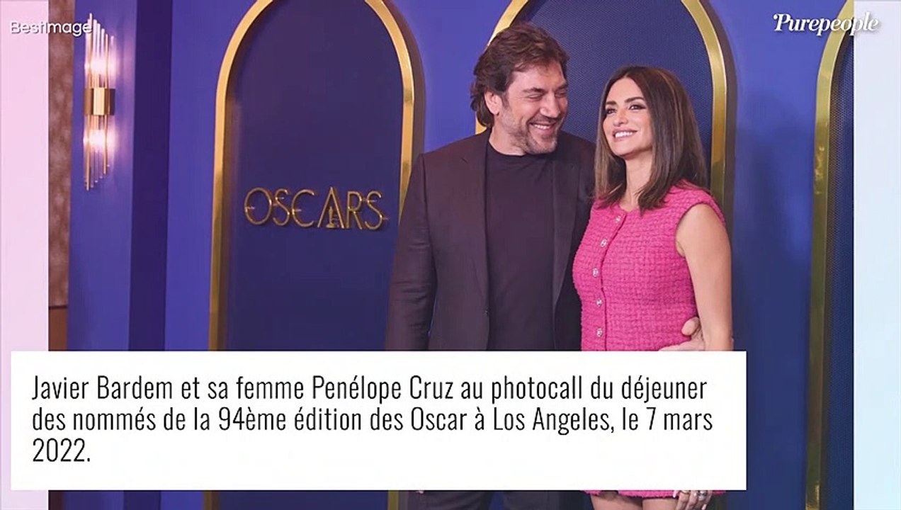 Penélope Cruz et Javier Bardem : Regards tendres et mini-robe pop, le couple fin prêt pour les Oscars