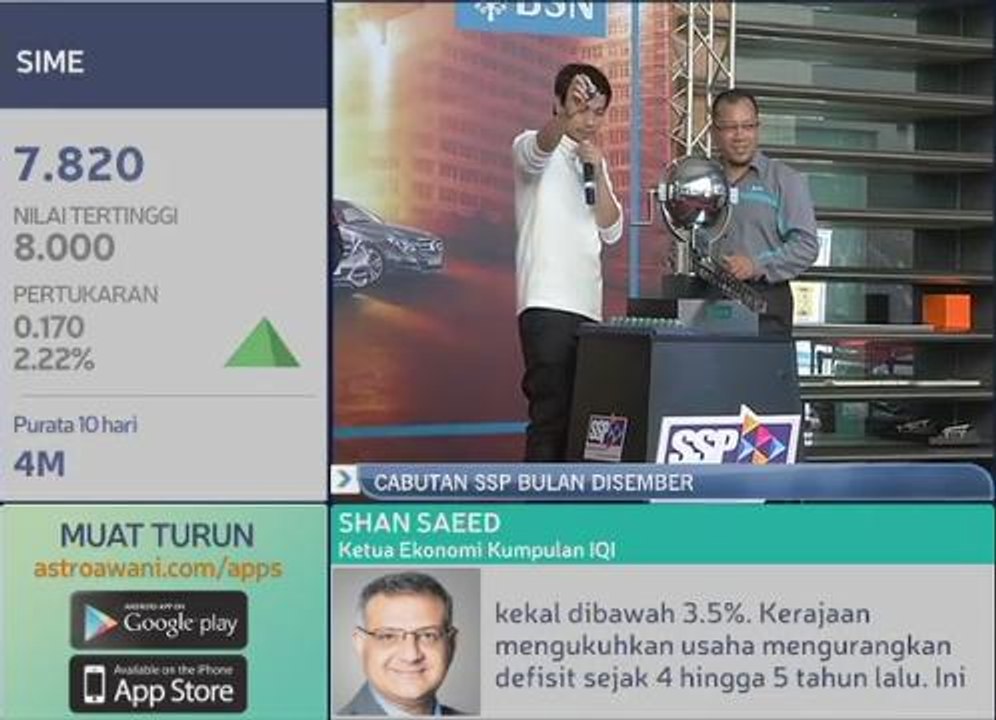 Cabutan SSP bulan Disember