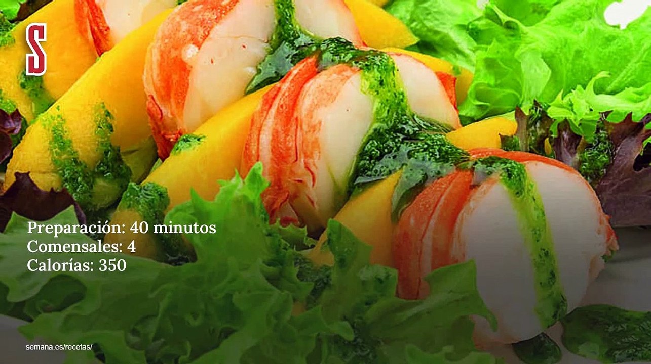 Vídeo Receta: Ensalada de langosta del mediterráneo