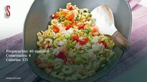 Vídeo Receta: Ensalada de arroz frito
