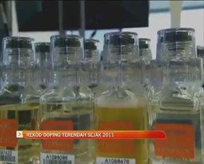 Rekod doping terendah sejak 2011