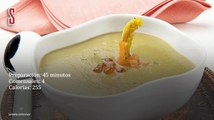 Vídeo Receta: Crema de lechuga con huevas de salmón