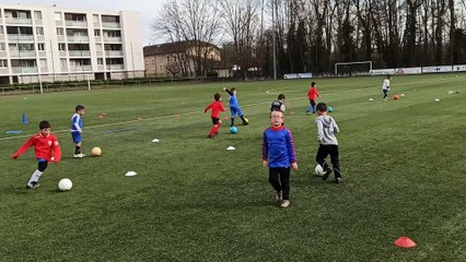 Entraînement école de foot