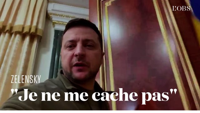 Ukraine : le président Zelensky montre qu'il reste à Kiev et continue de résister face à la Russie