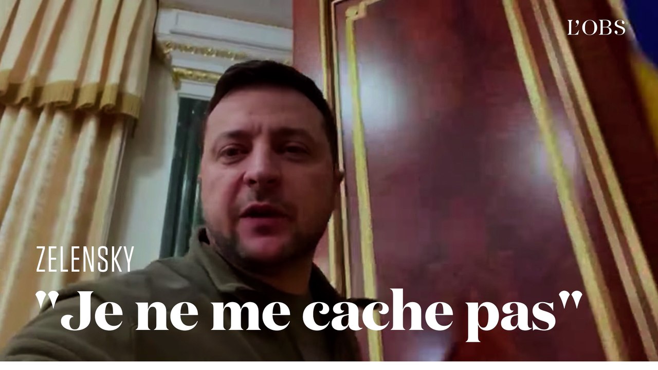 Ukraine : le président Zelensky montre qu'il reste à Kiev et continue de résister face à la Russie
